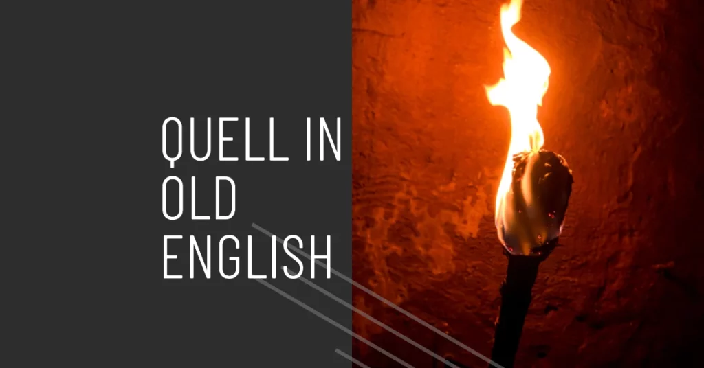 Quell in Old English
