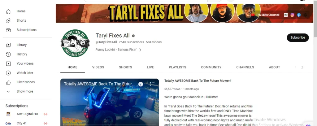 Taryl Fixes All Channel YouTube Earnings