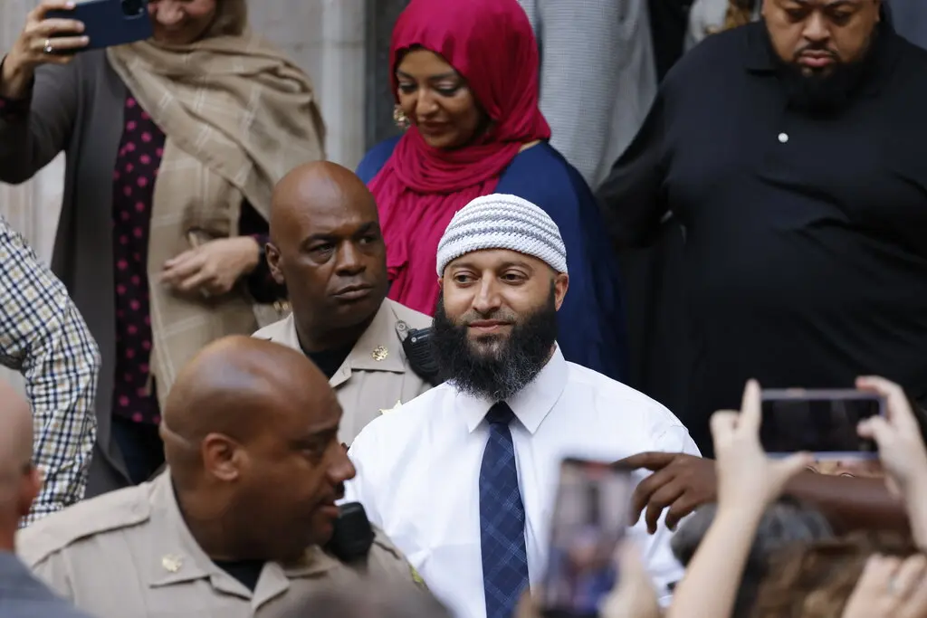 Mr. Syed leaving the Baltimore City Circuit Court after a judge overturned his conviction in September.Credit...Ting Shen for The New York Times