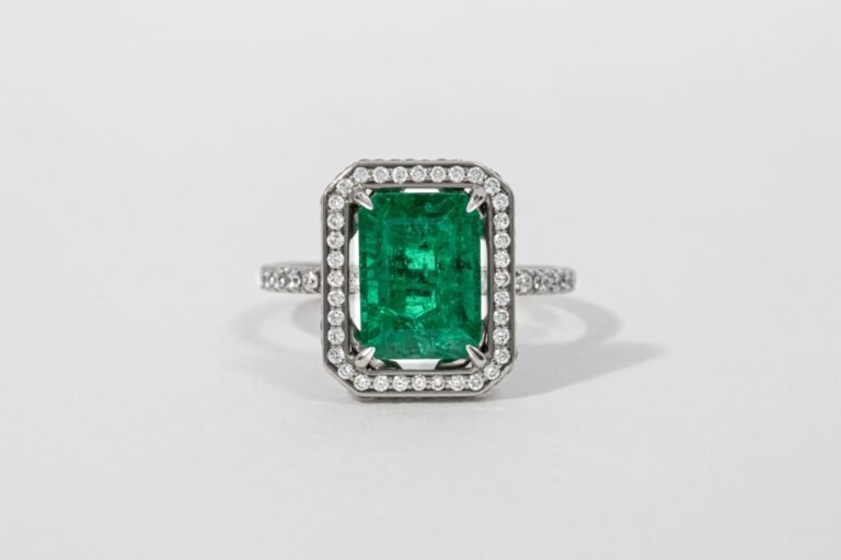 For the Modern Bride: Natural Green Diamond Engagement Rings