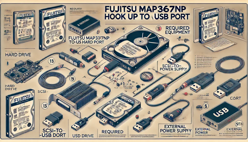 Fujitsu MAP3367NP Hook Up to USB Port