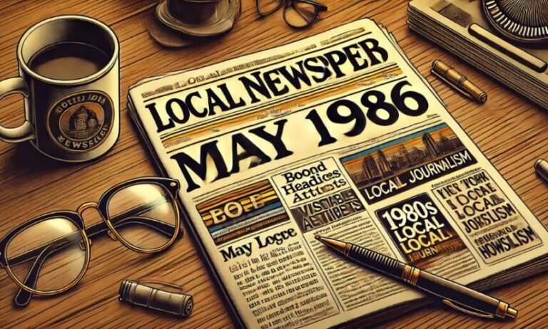 A Comprehensive Look at the May 1986 Blytheville Courier News