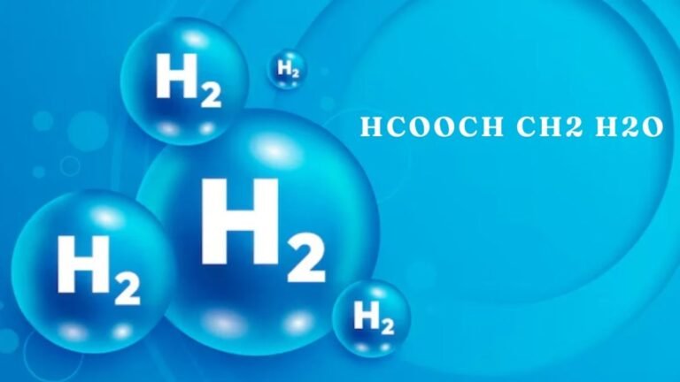 HCOOCH CH2 H2O: Understanding Methyl Formate’s Reaction with Water