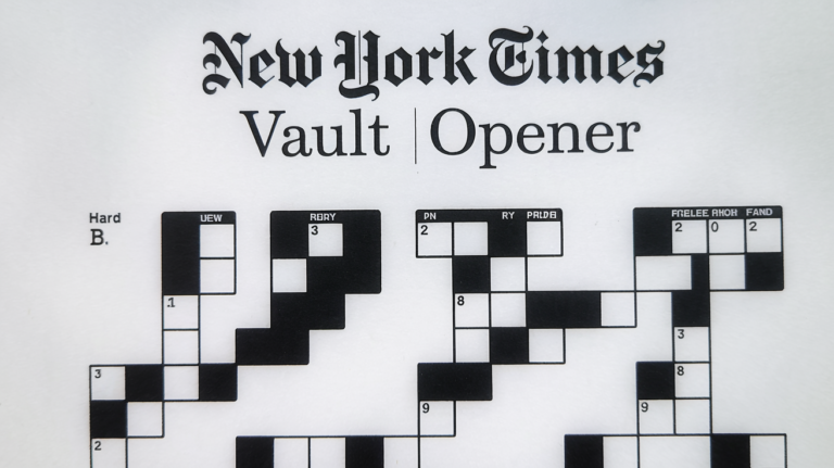 The Ultimate Guide to vault opener nyt crossword Puzzles